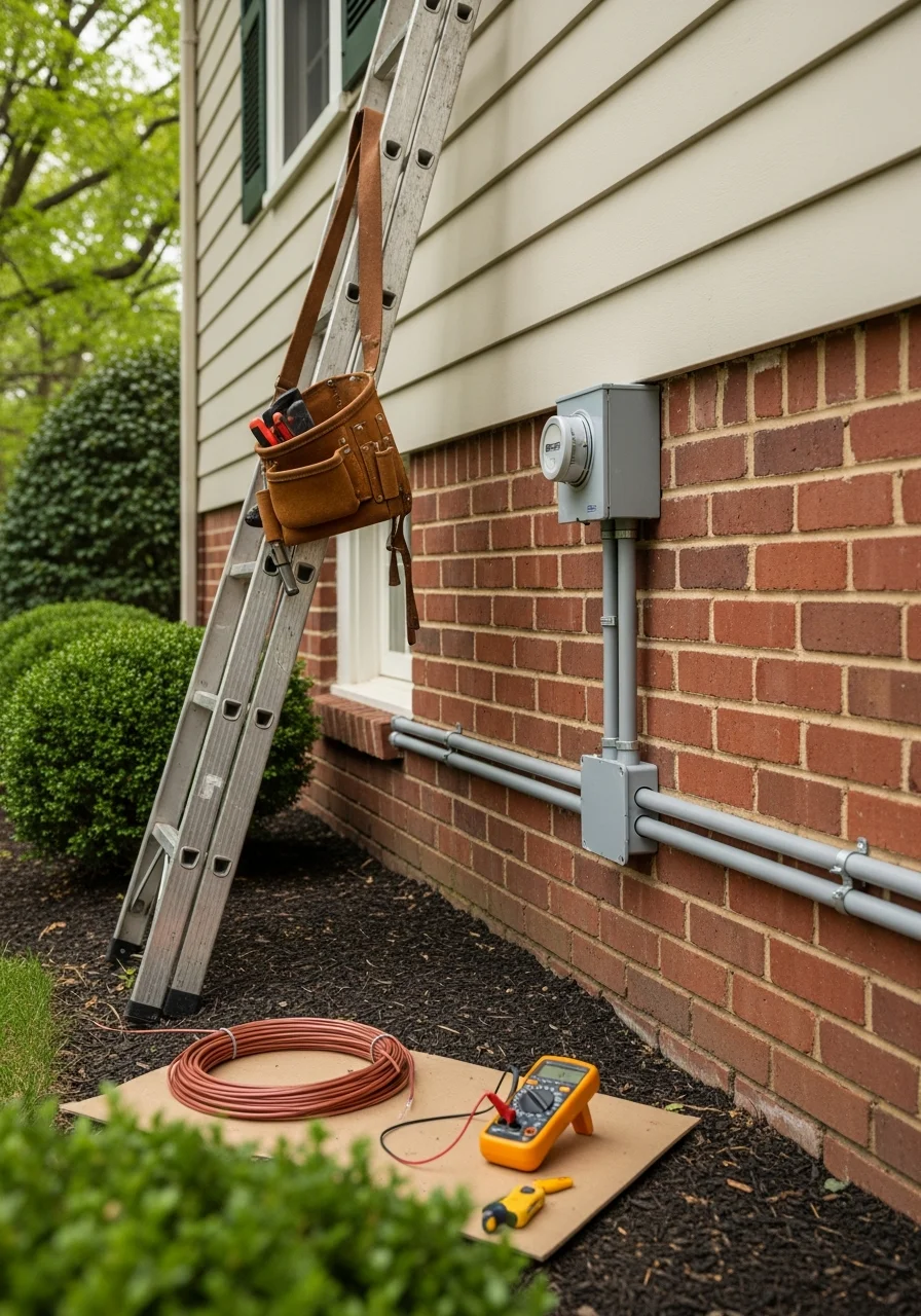 Professional team engaged in quality work on a Harding property, demonstrating the reliable expertise the community values.